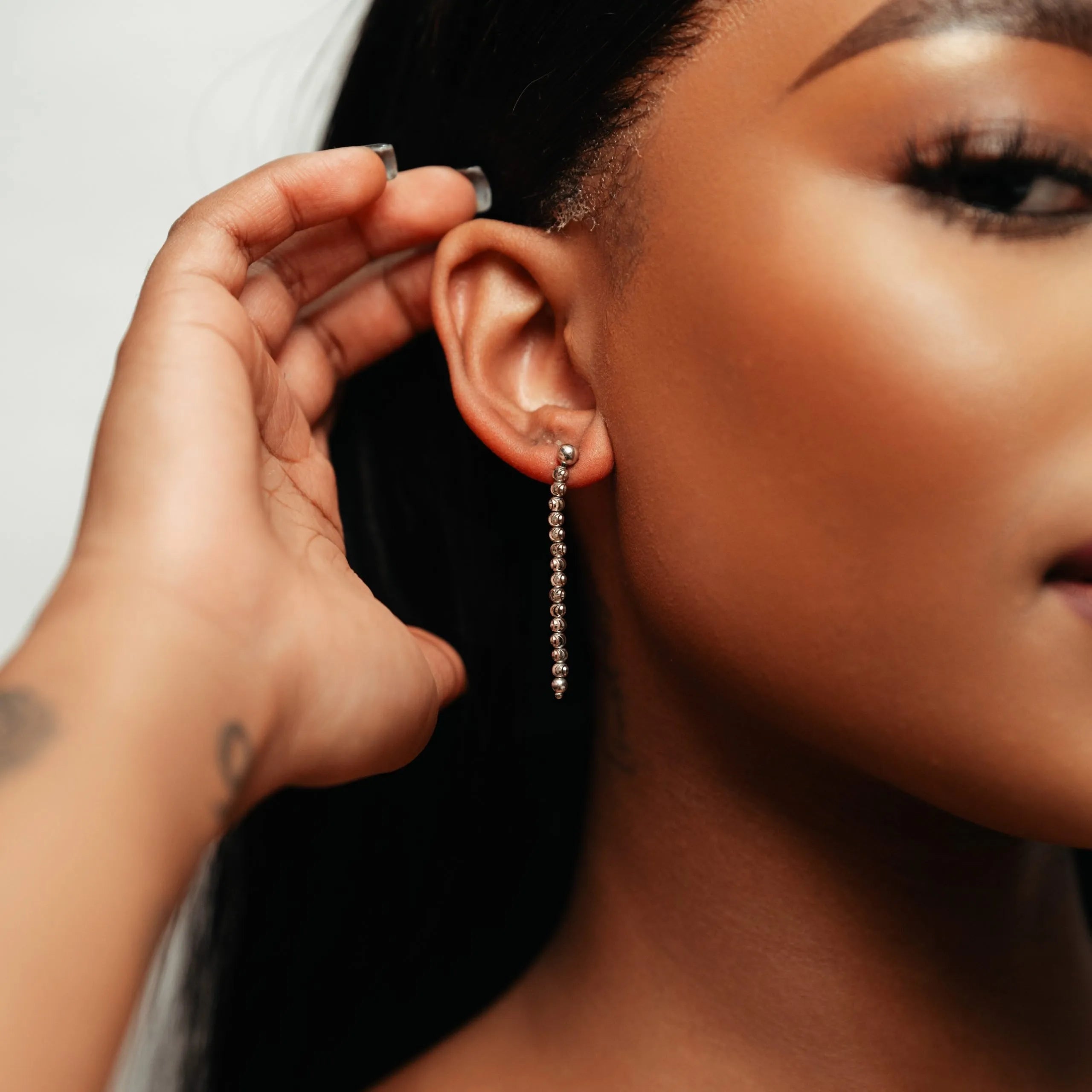 Alizia Dainty Long Drop Earrings