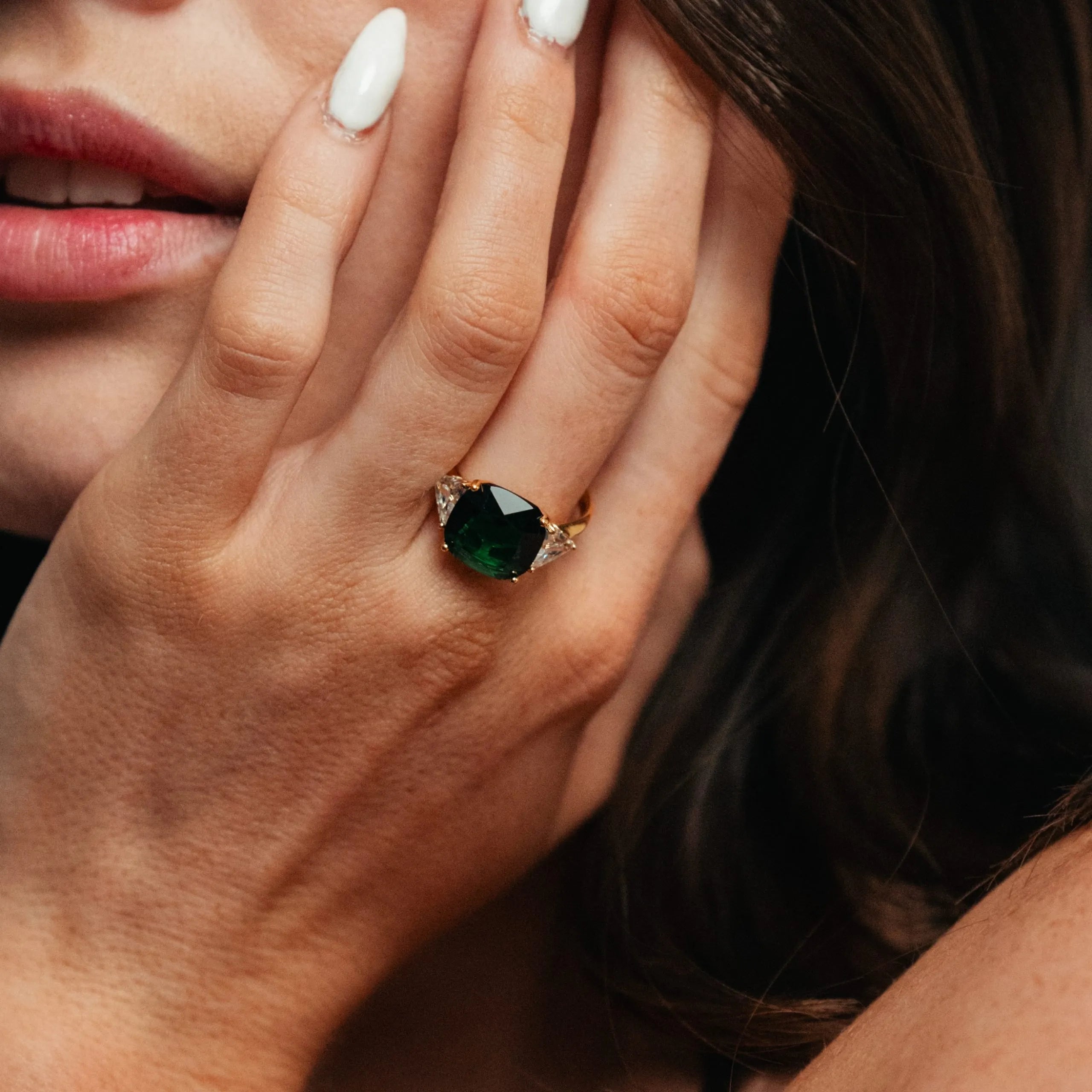Alizia Big Jewel Ring