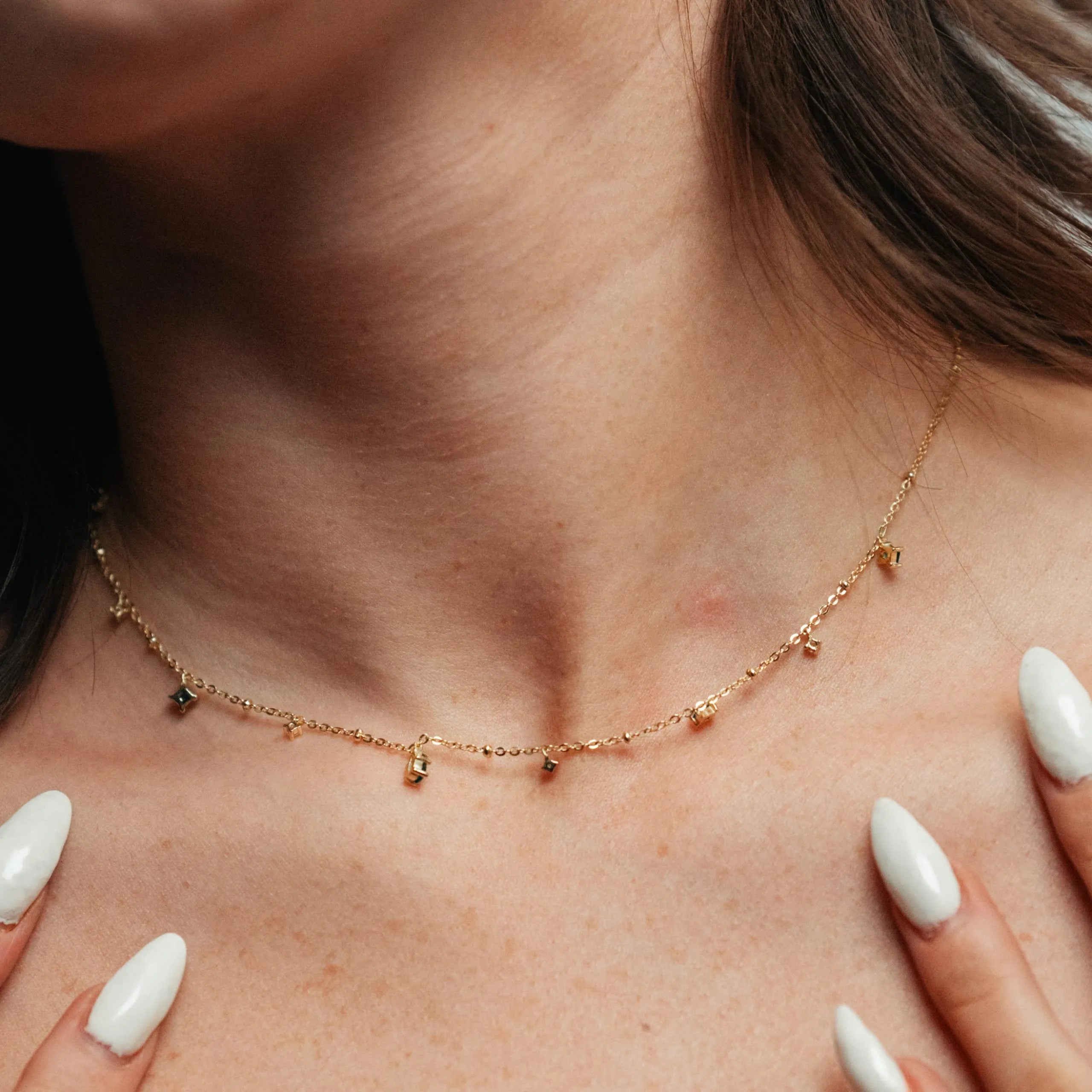 Alizia Jade Multiple Short Necklace