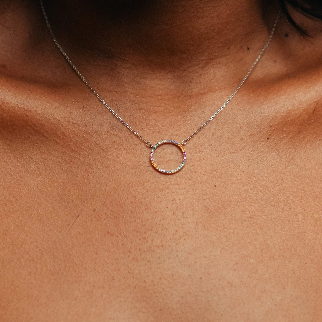 Alizia Halo Short Necklace