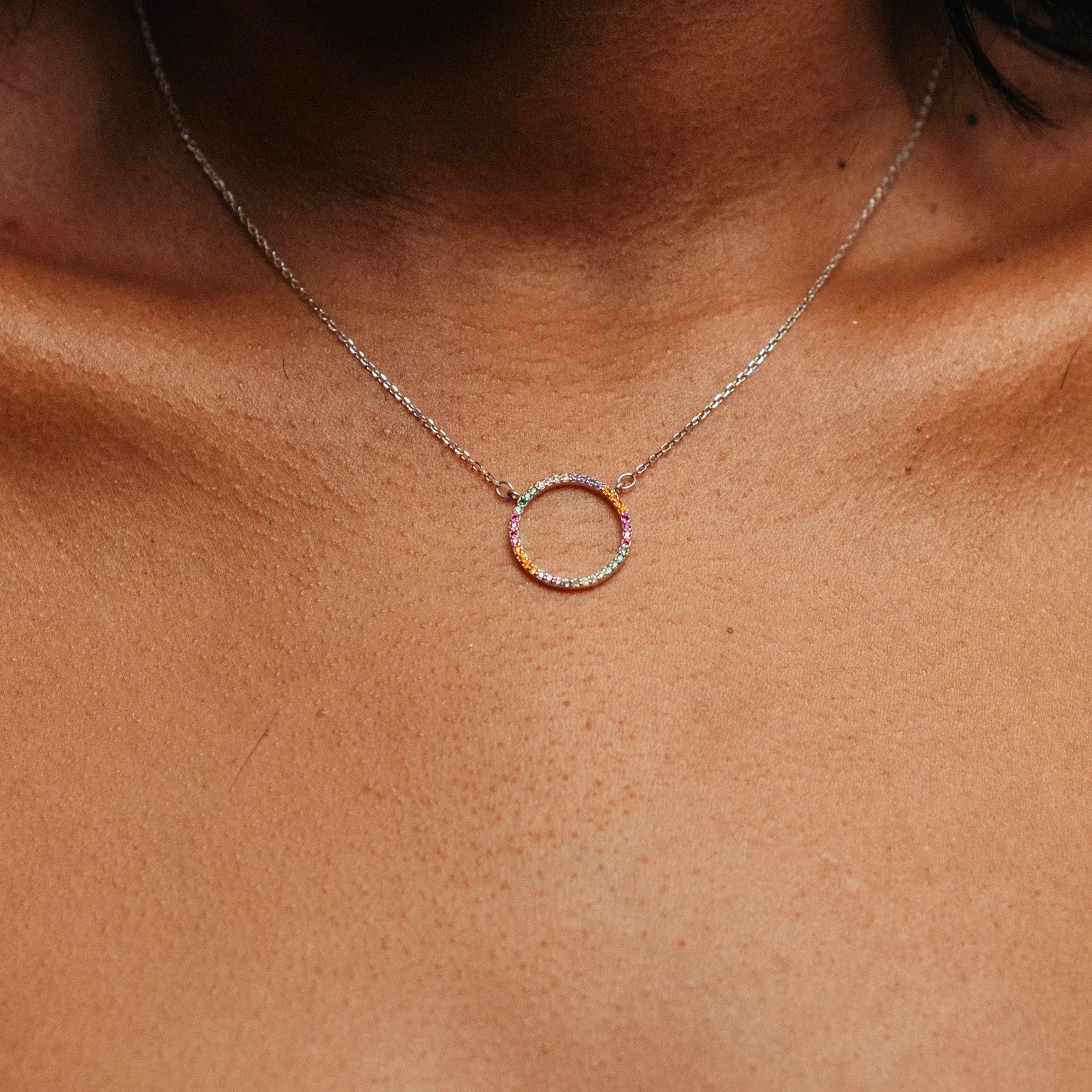 Alizia Halo Short Necklace