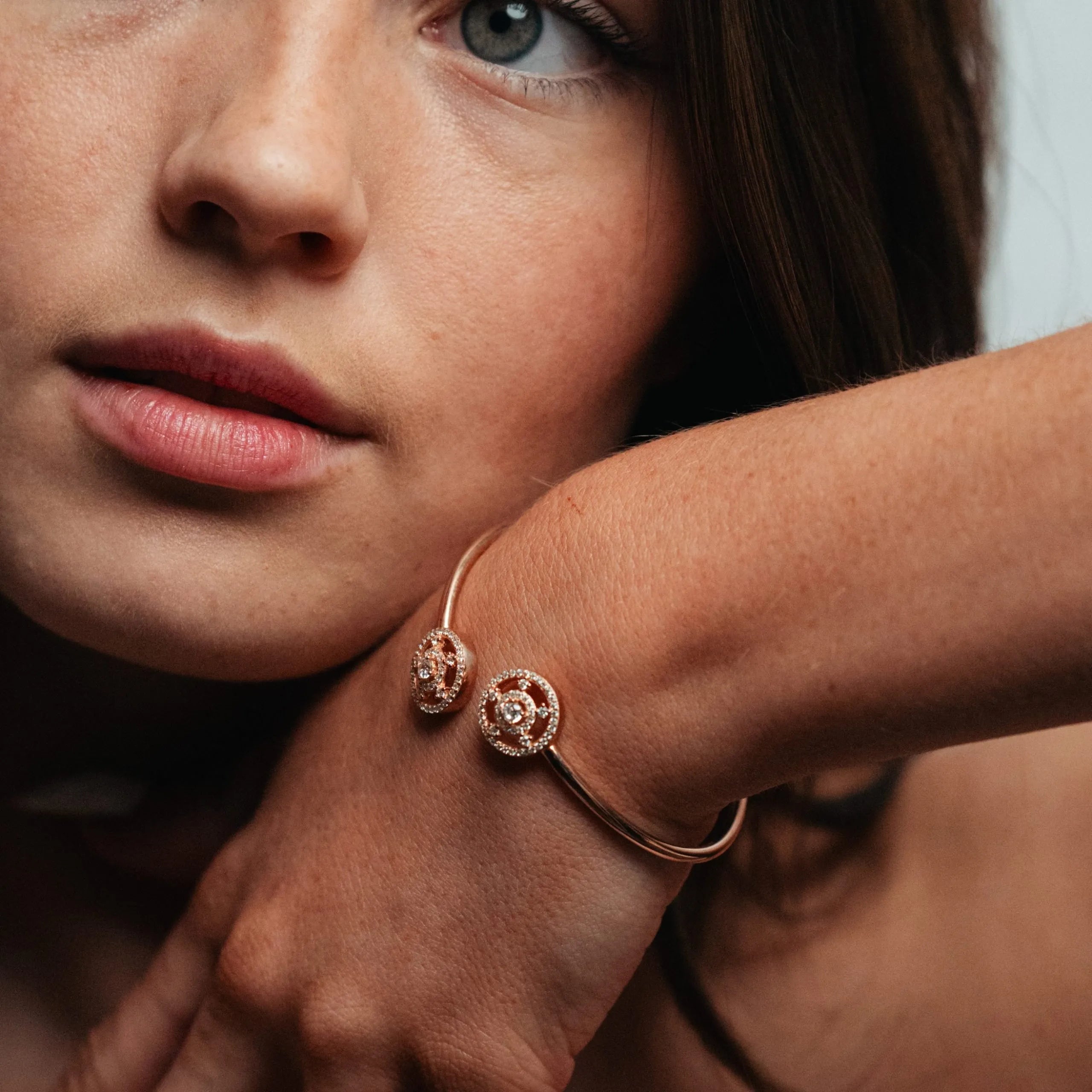 Alizia Open Laser Cut Bangle