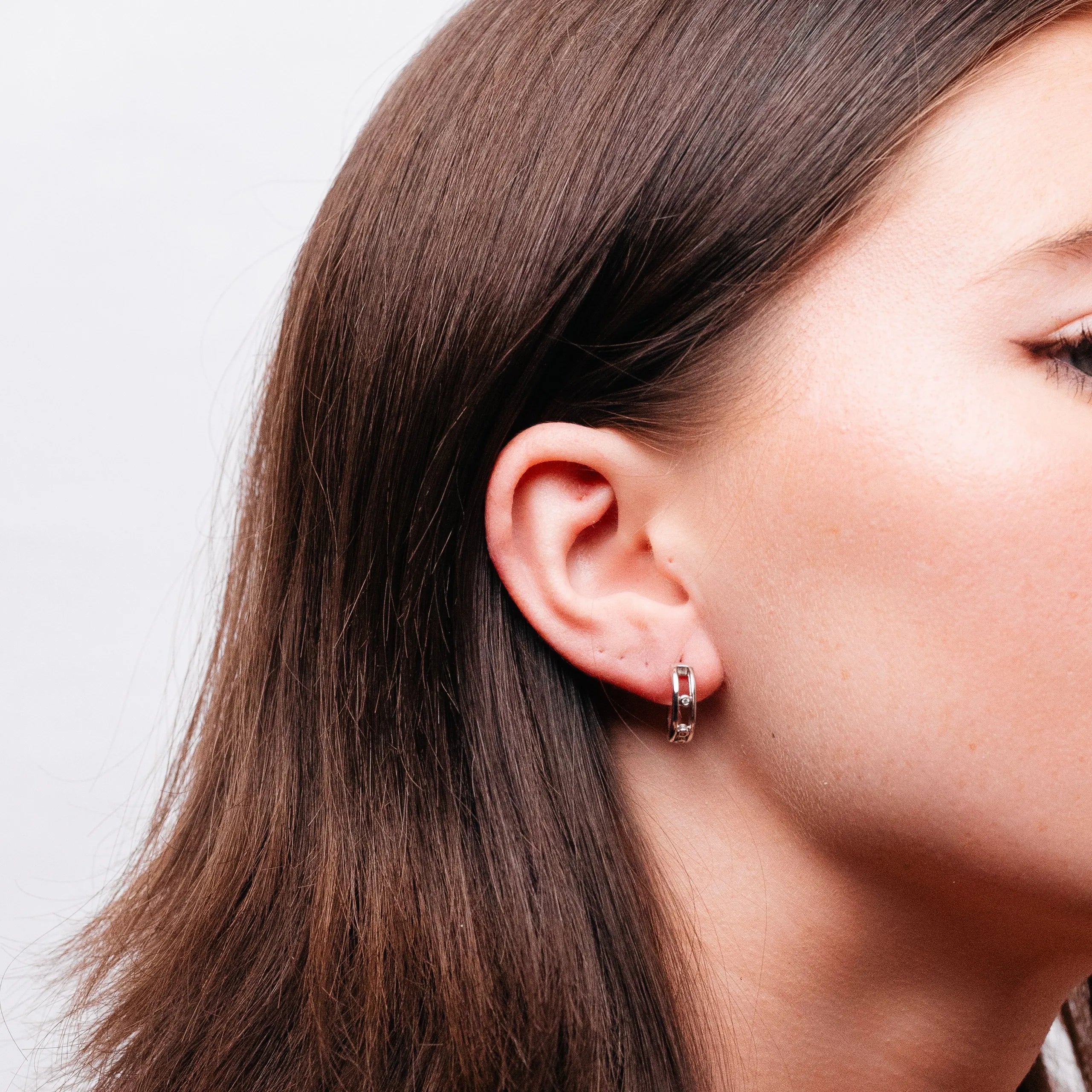 Alizia M Hoop Hooped Earrings