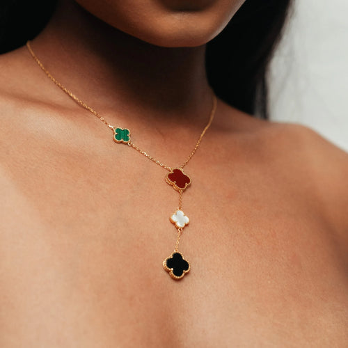 Alizia 4 Colour Cloves Short Necklace
