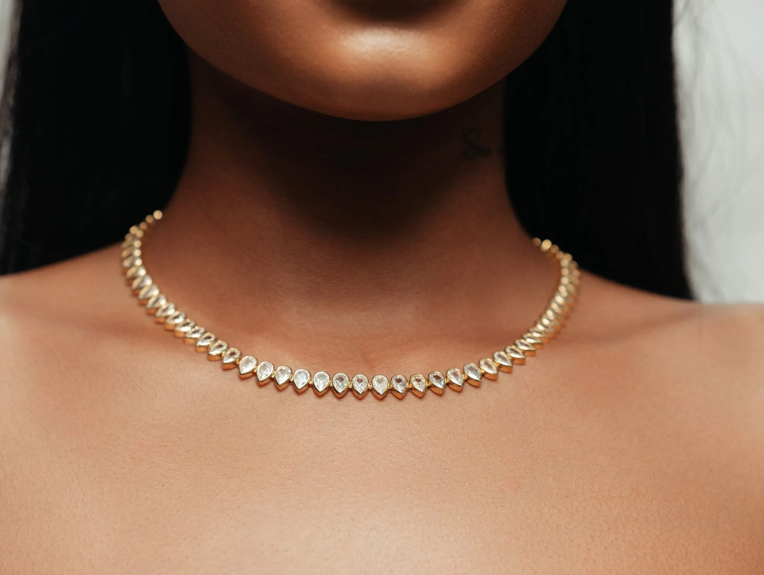 Alizia Fully Jeweled Tennis Necklace