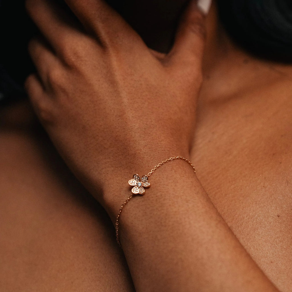 Alizia Embellished Single Iris Bracelet
