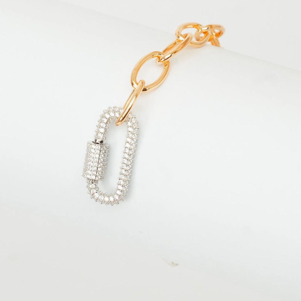 Alizia Link and S Clasp Bracelet