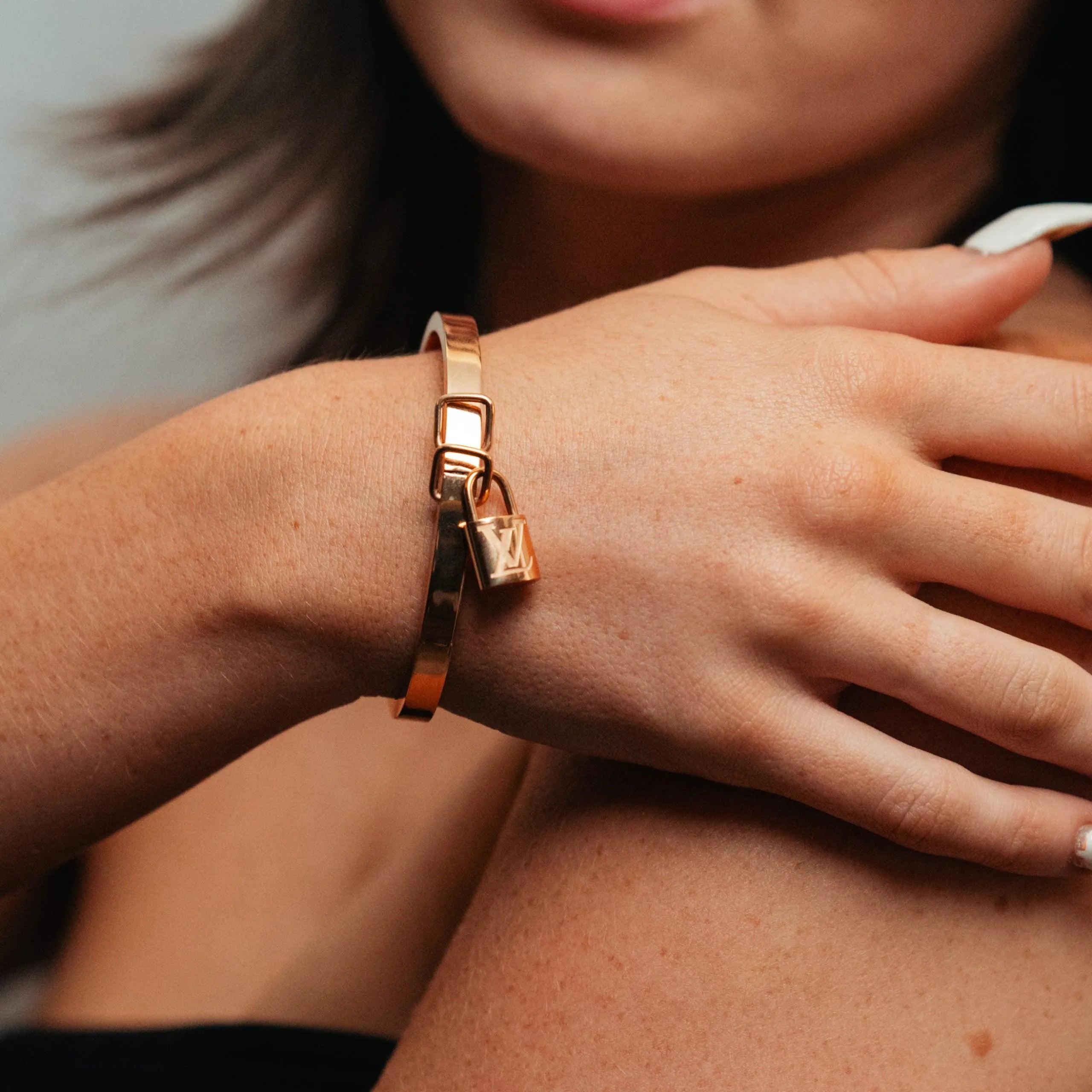 Alizia Lock Cuff Bangle