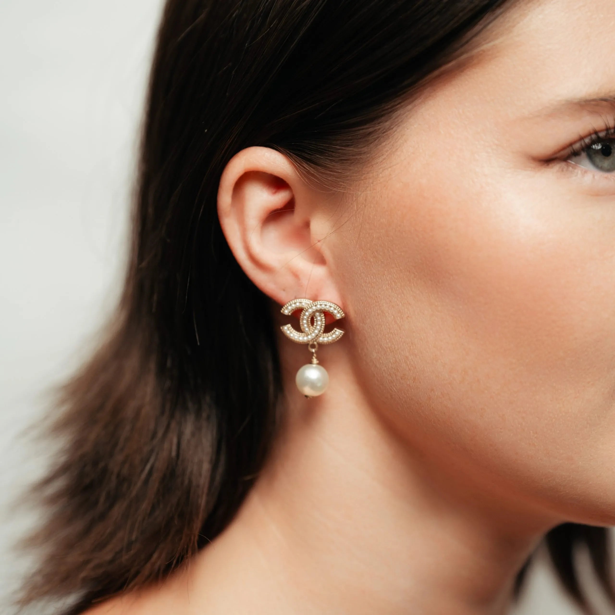 Alizia CC Pearl Drop Earrings