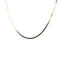 Alizia Flat Plain Short Necklace