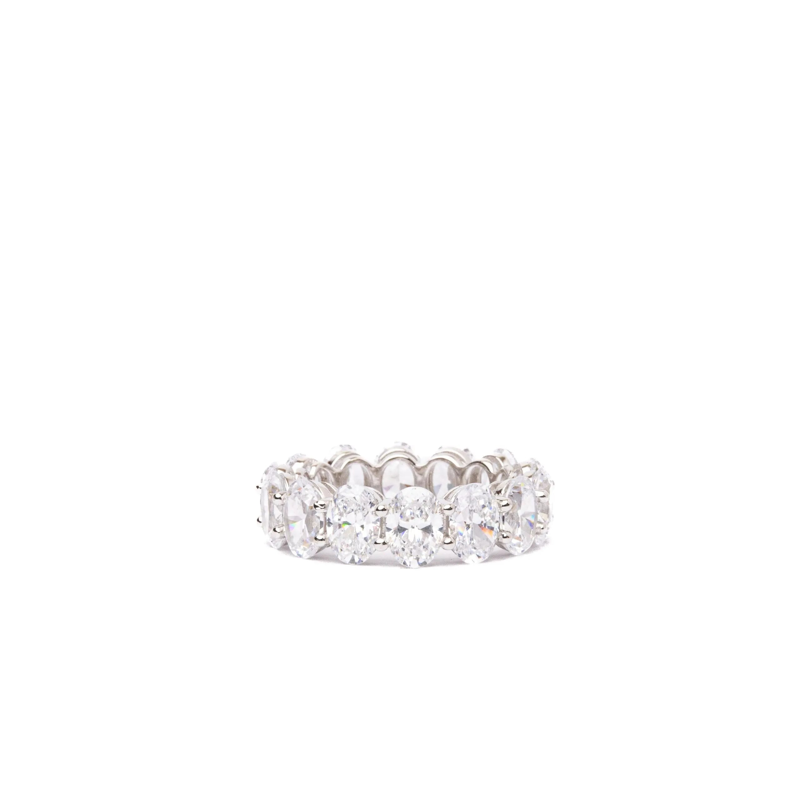 Alizia Oval Cut Eternity Ring