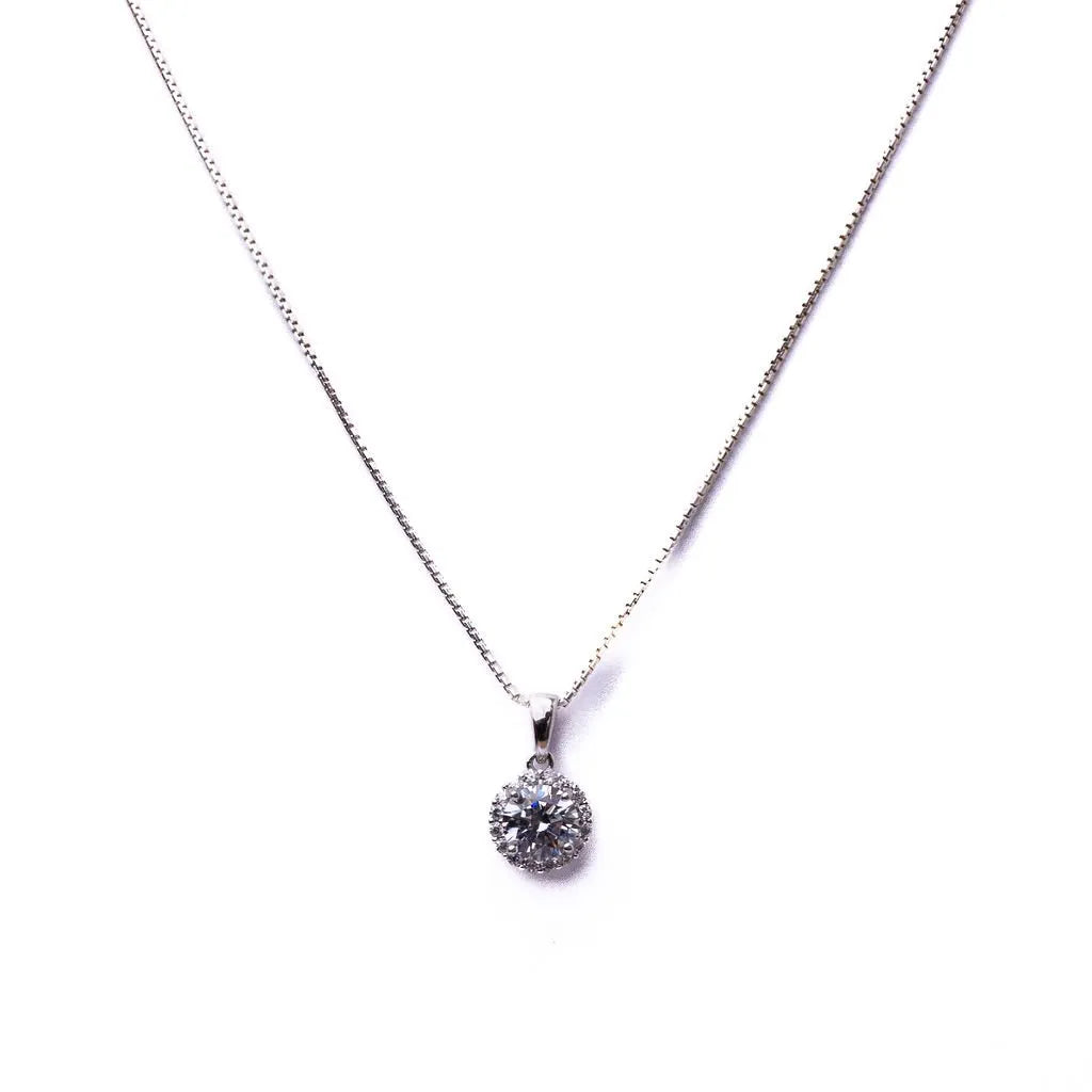 Alizia Single Solitaire Short Necklace