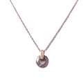 Alizia Bvlgari Round Hallow Short Necklace