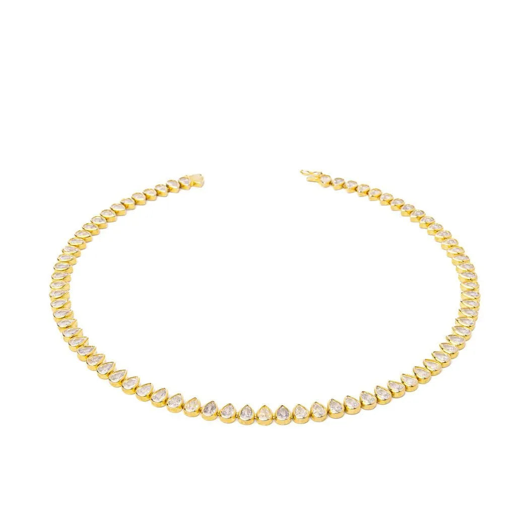 Alizia Fully Jeweled Tennis Necklace