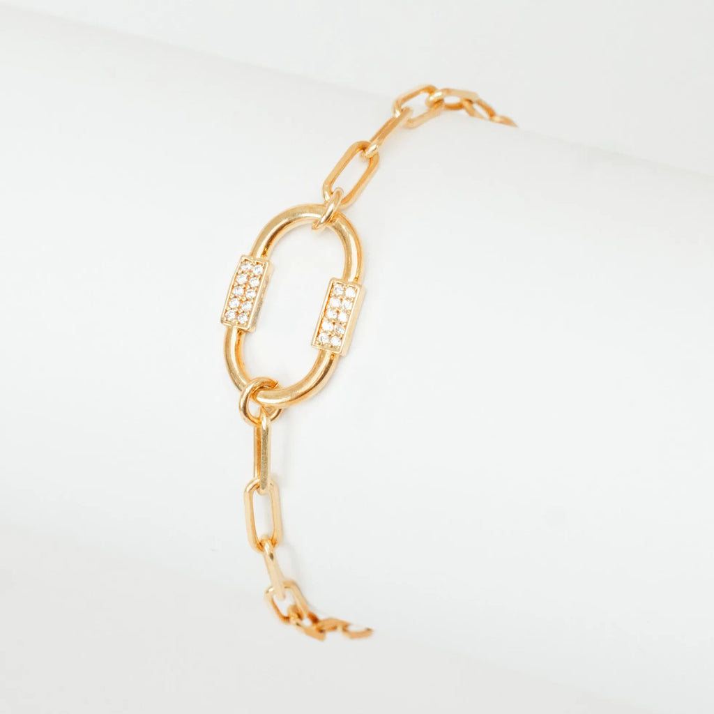 Alizia Dainty Link and Loop Bracelet