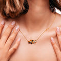 Alizia Double Iris Short Necklace