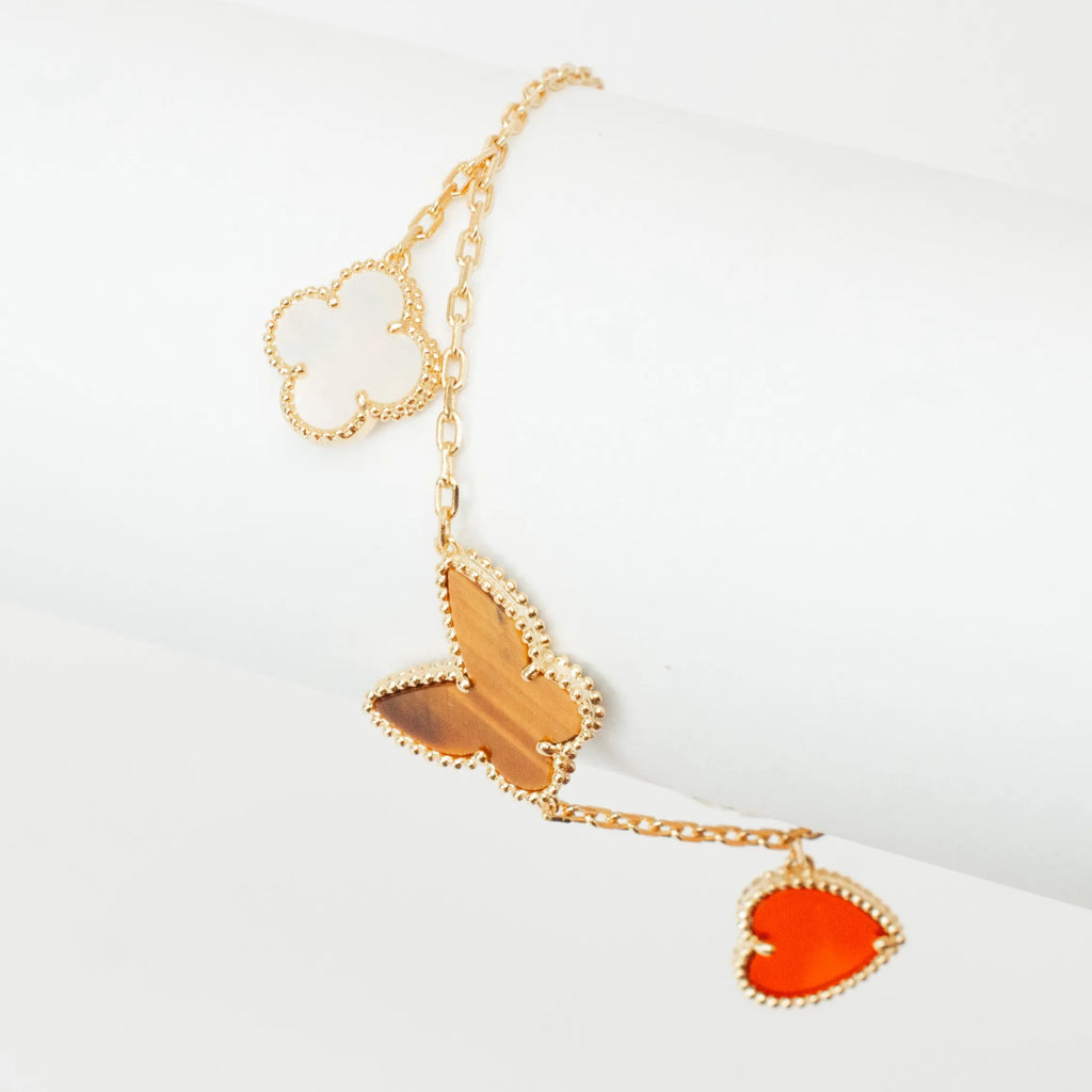 Alizia Flower Charm Bracelet