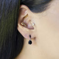 Alizia Rectangle Oval Earrings