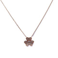 Alizia Embellished Single Iris Short Necklace