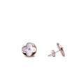 Alizia Flower Rose Stud Earrings