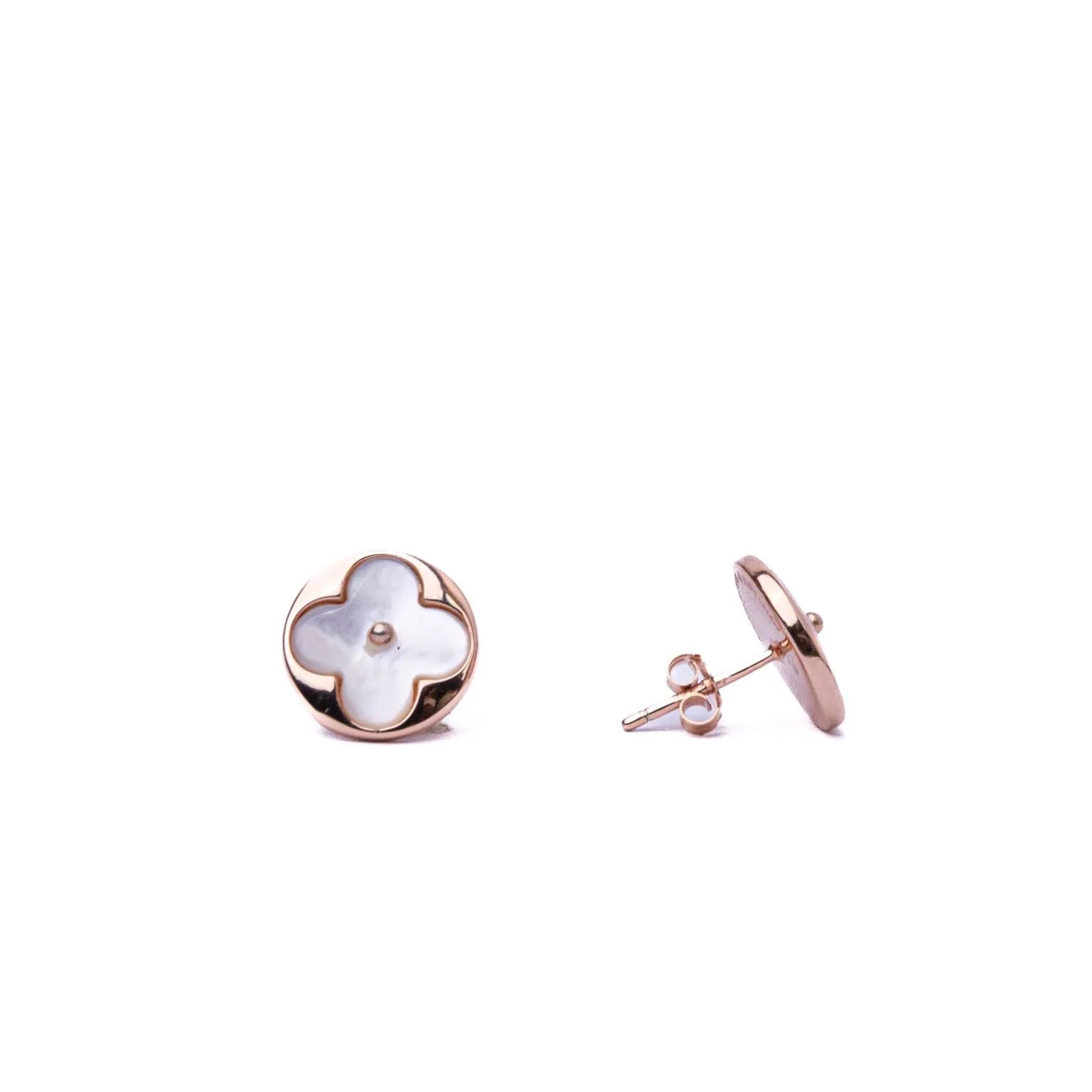 Alizia Flower Rose Stud Earrings