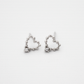 Alizia Hollow Mini Heart Stud Earrings