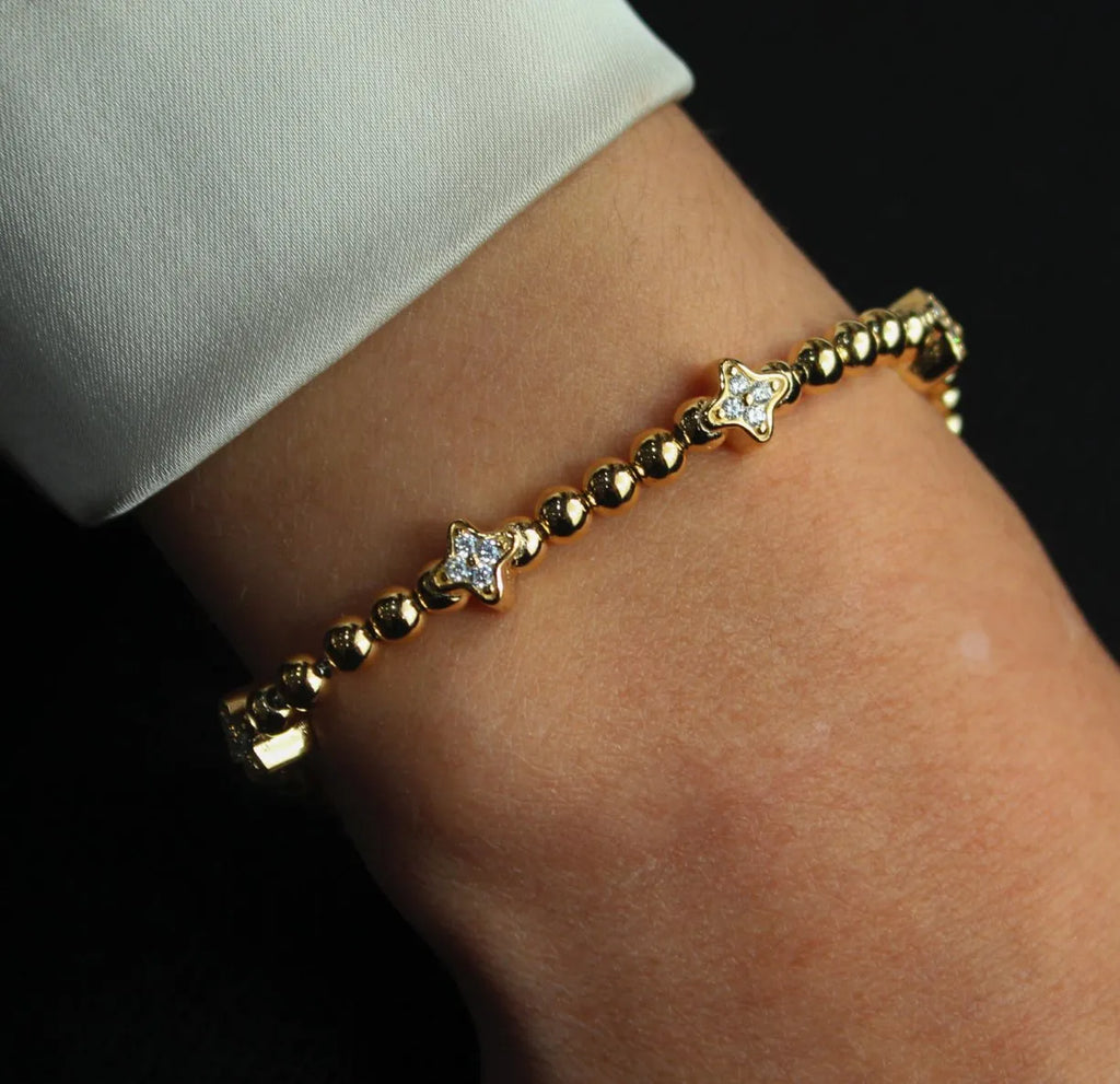 Alizia Flower Beaded Barcelet