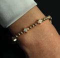 Alizia Flower Beaded Barcelet