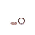 Alizia Encrusted Huggie Hooped Earrings