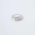 Alizia Overlap Round Cut Diamond Ring Size 7