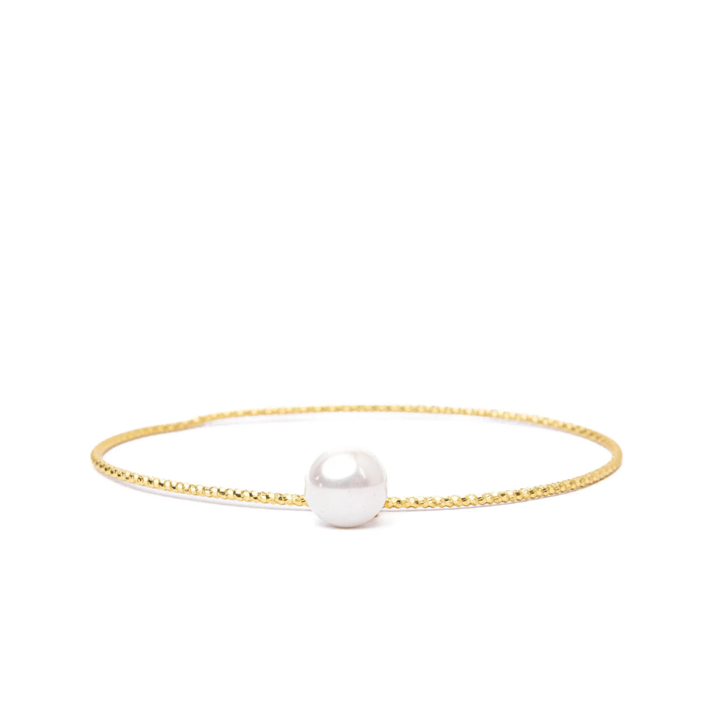 Alizia Dainty Pearl Bangle