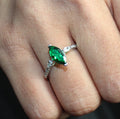 Alizia Pear Shape Jewel Ring Size 7