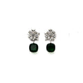 Alizia Flower Dressy Big Drop Earrings