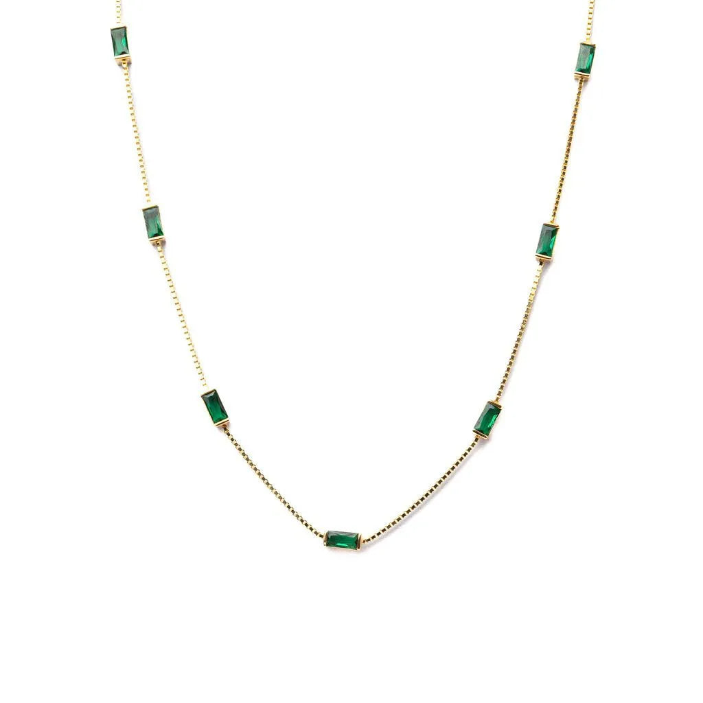 Alizia Multiple Rectangles Short Necklace