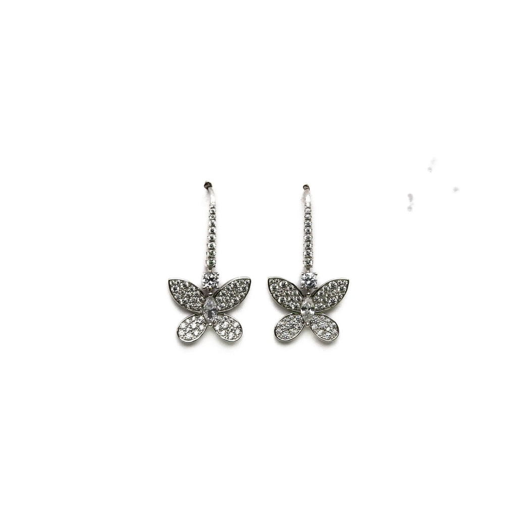 Alizia Dangly Butterfly Drop Earrings