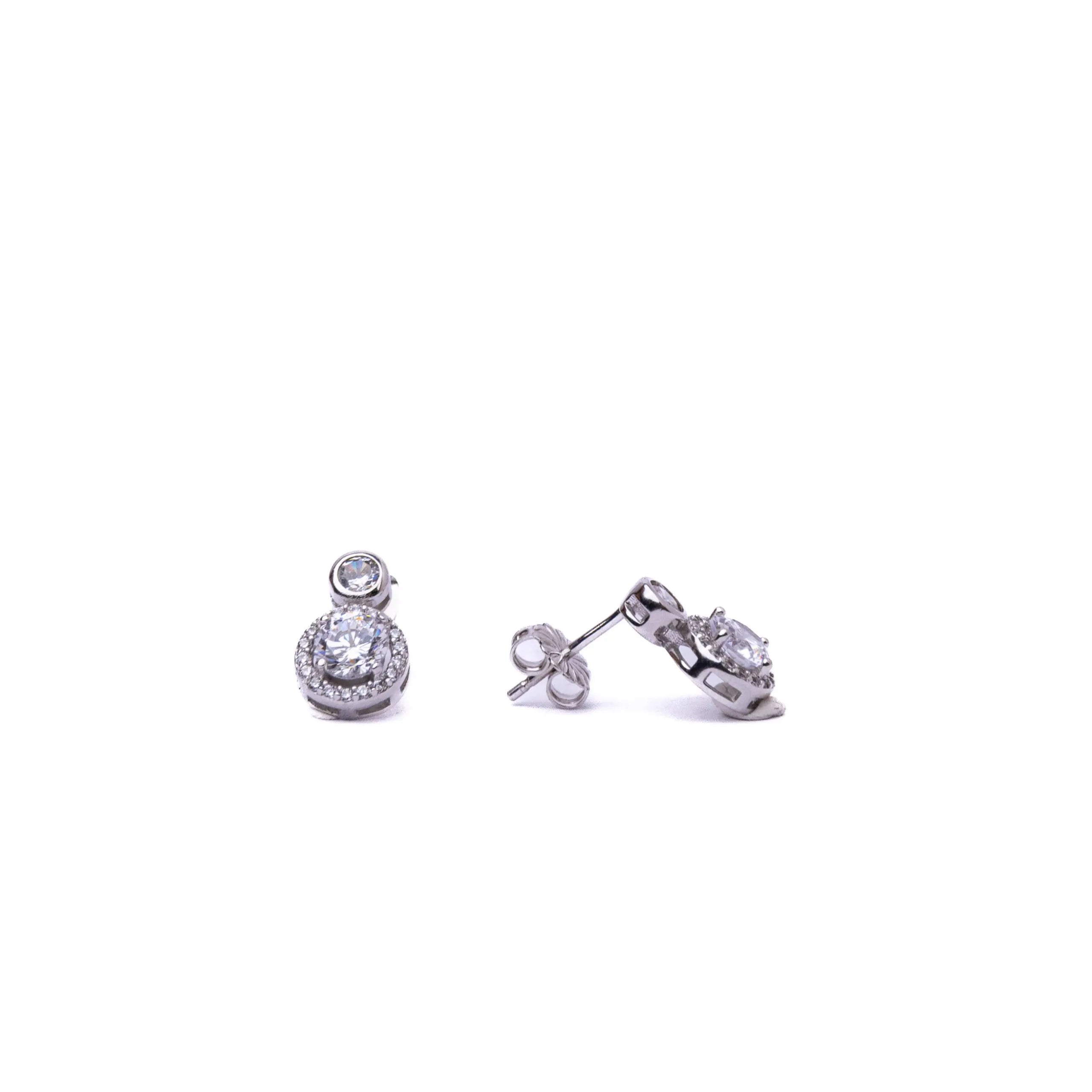 Alizia Mini Diamond Drop Stud Earrings