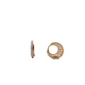 Alizia Broad Huggie Hooped Earrings
