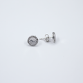 Alizia Honeycomb Round Stud