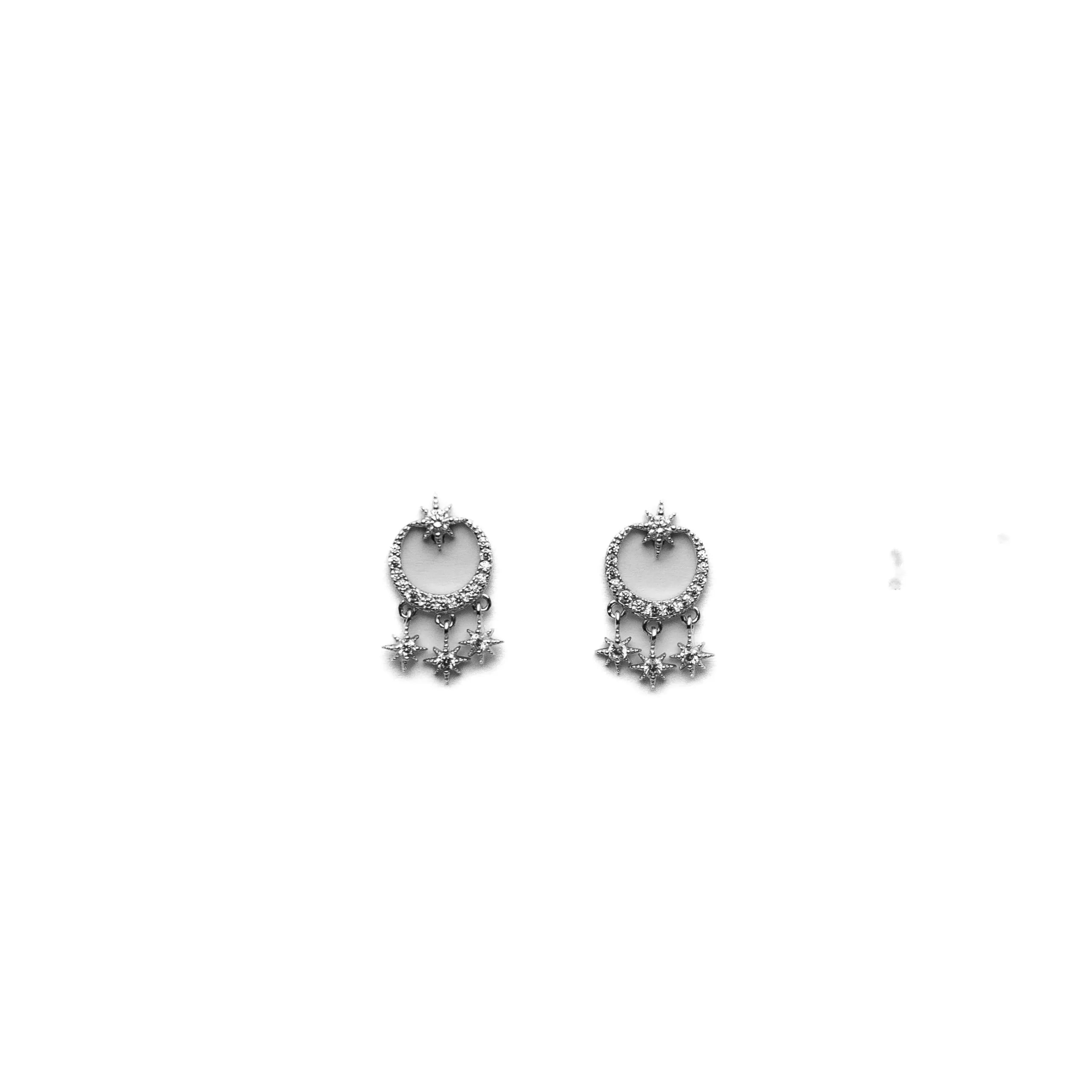 Alizia Star Charm Stud Earrings