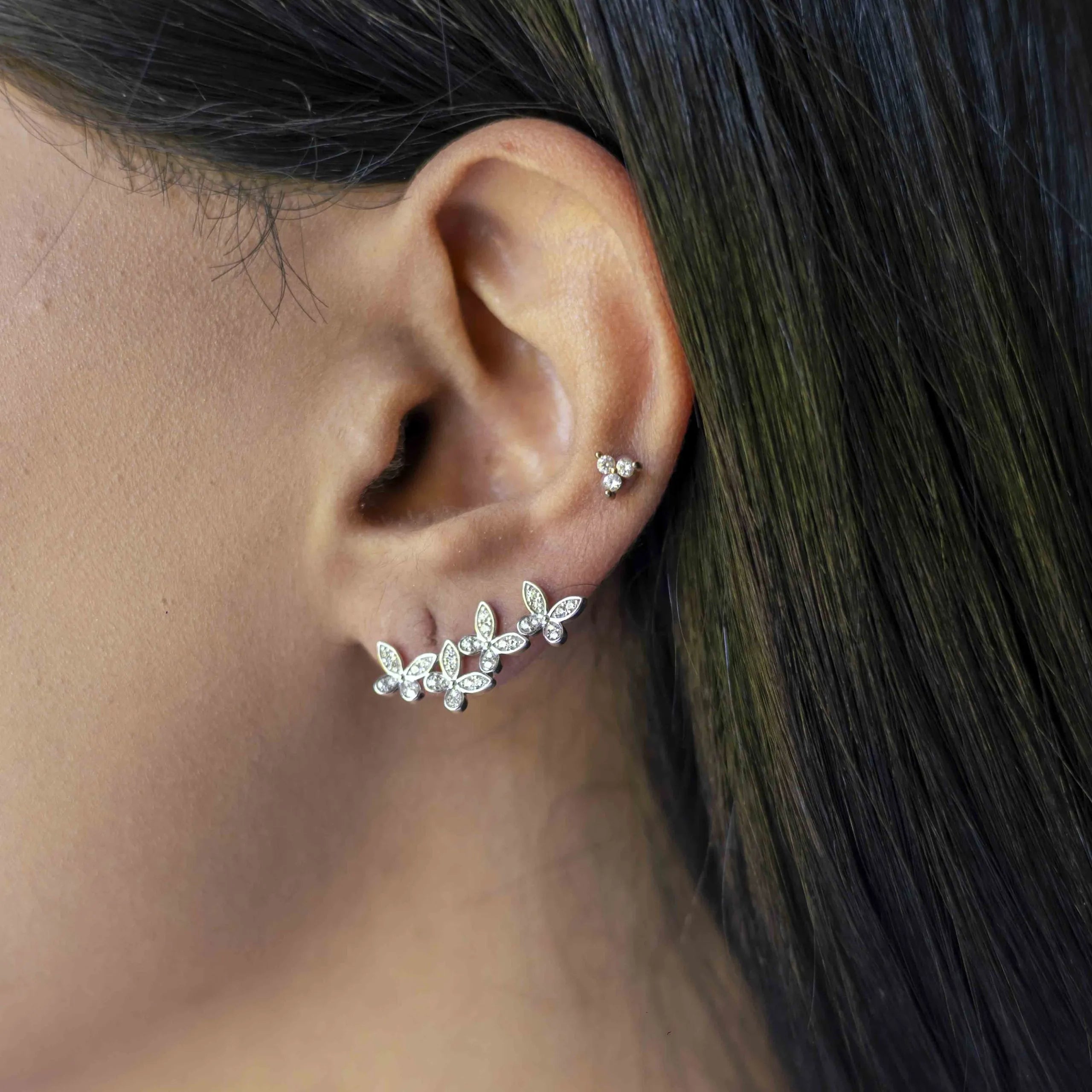 Alizia Mini Butterflies Stud Earrings