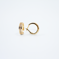 Alizia C Bling Medium Hooped Earrings