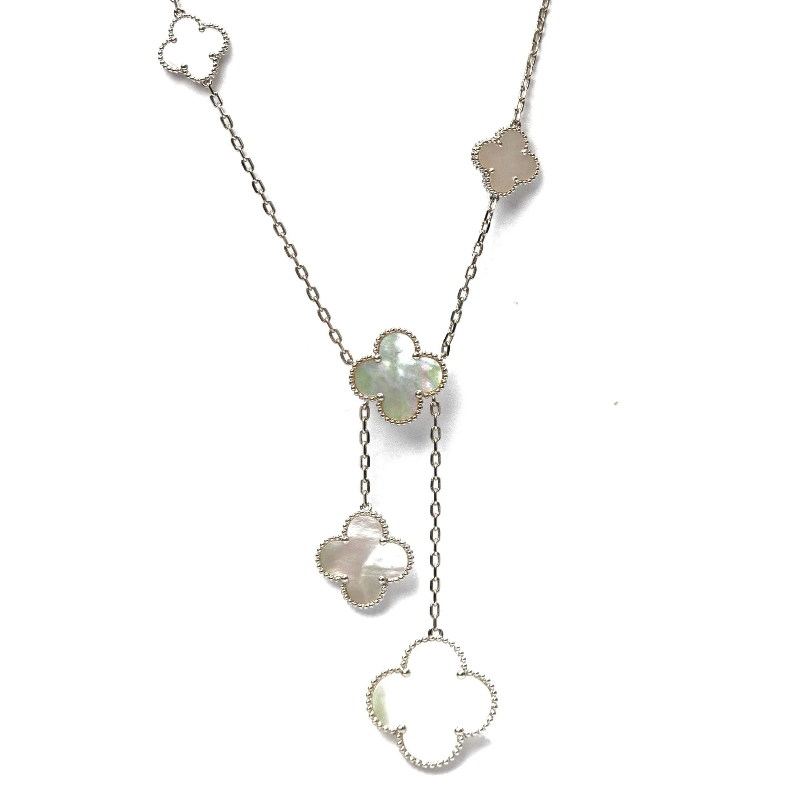 Alizia 2 Size Hanging Cloves Short Necklace