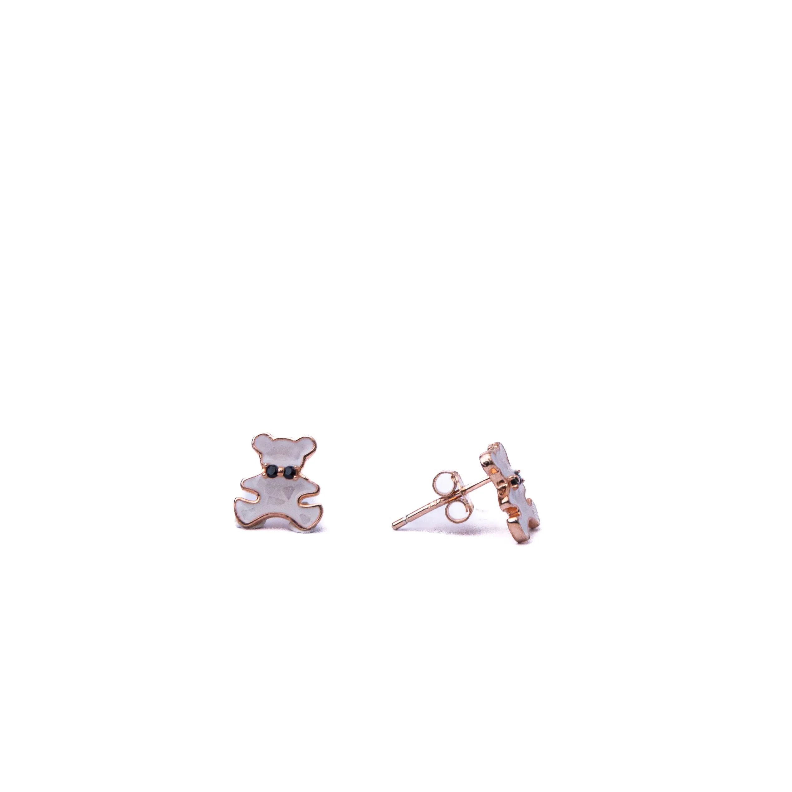 Alizia Baby Bear Stud Kiddie Earrings