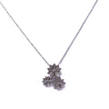 Alizia 3 Flower Embellished Short Necklace