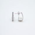 Alizia Dropping Pearl Half Hoop