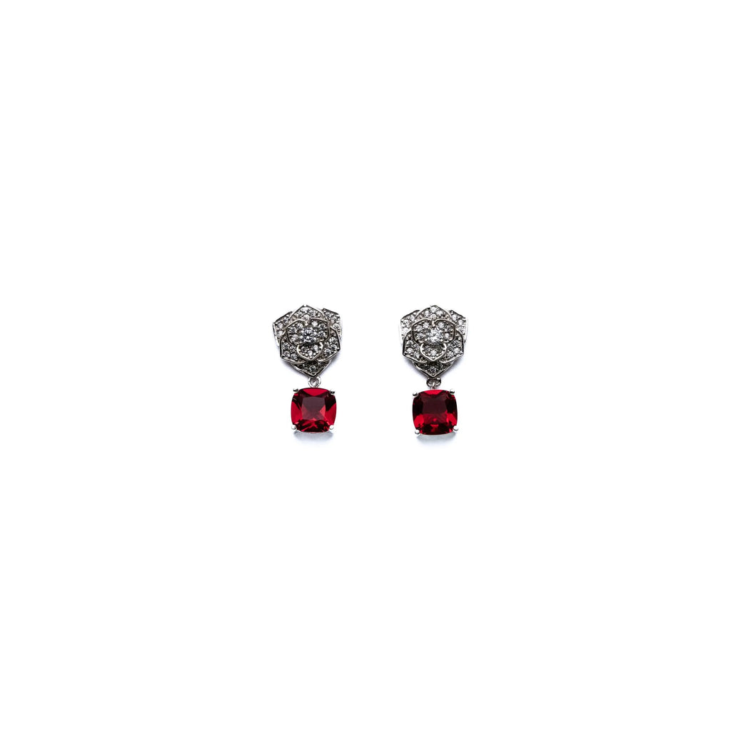 Alizia Rose and Jewel Drop Earrings