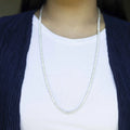 Alizia Long Thick Tennis Necklace