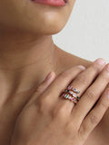 Alizia Multi Band Ring Size 8