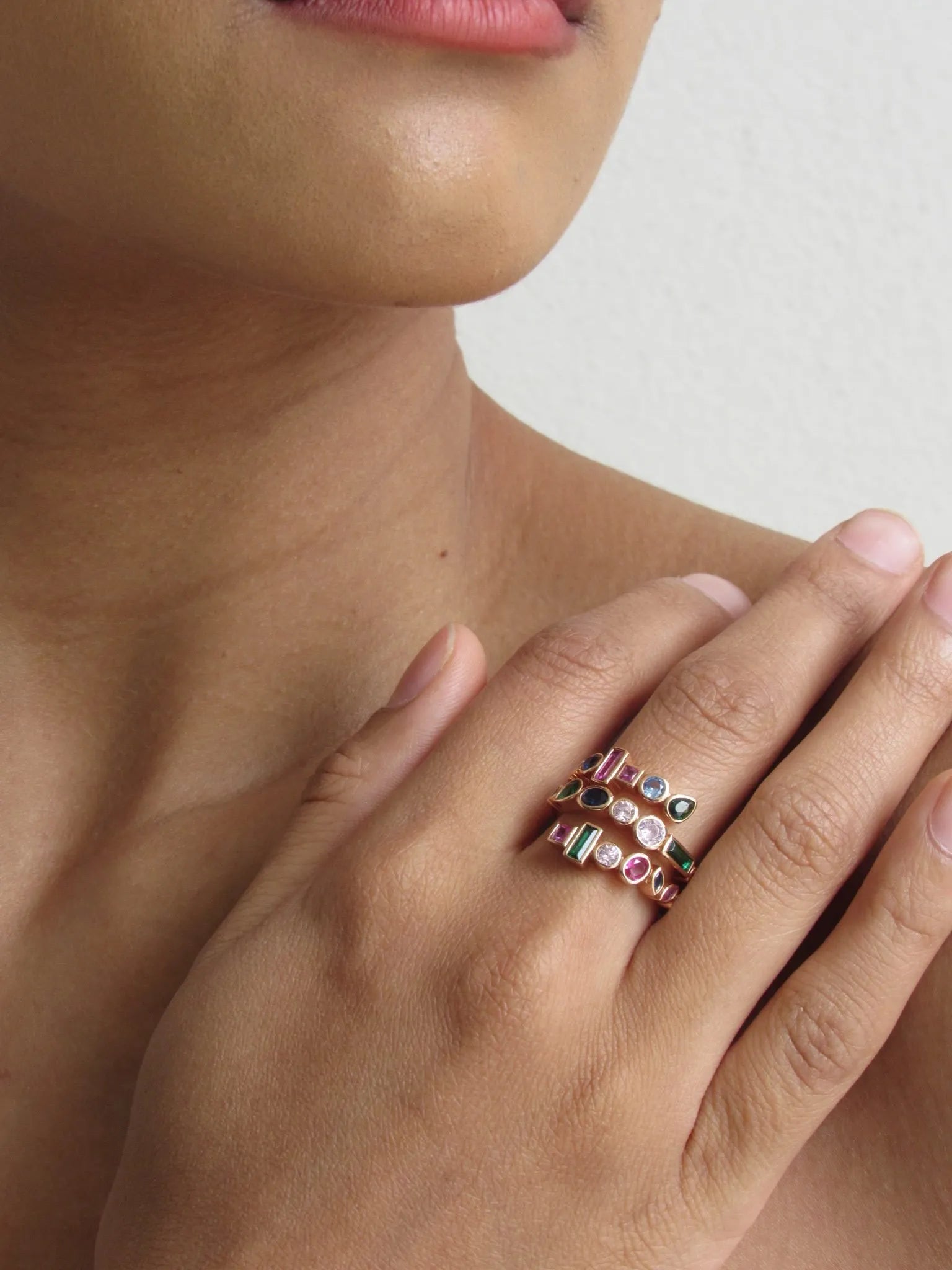 Alizia Multi Band Ring Size 8