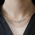 Alizia 5 Clustered Flower Necklace